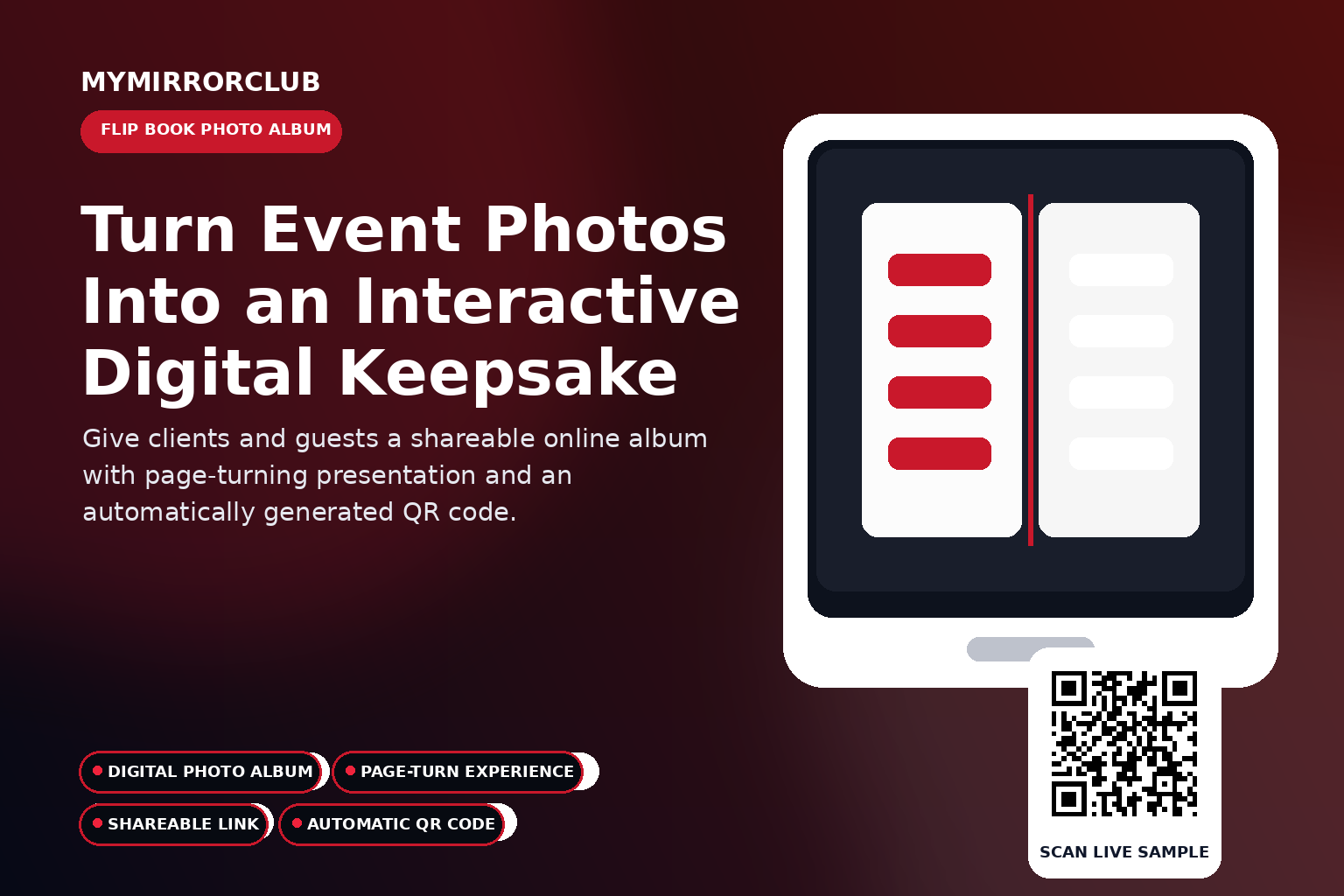 Digital Flip Book Photo Album: An Interactive Event Keepsake