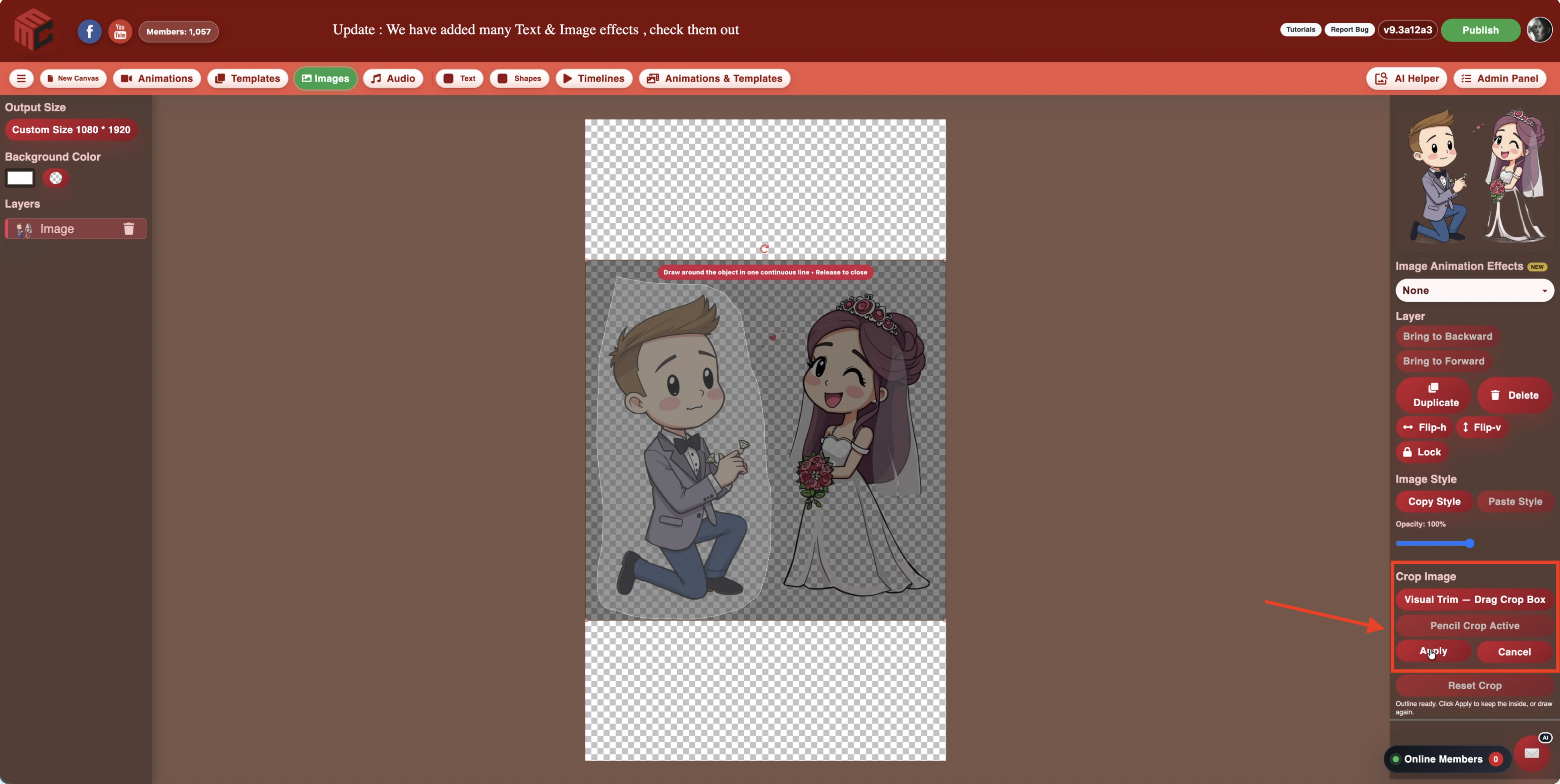 Isolate Any Object and Animate It with MyMirrorClub Pencil Crop