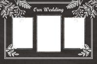 Actual another wedding print design design from the MyMirrorClub editable photo booth template library