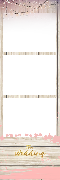 Actual wedding photo strip design from the MyMirrorClub editable photo booth template library