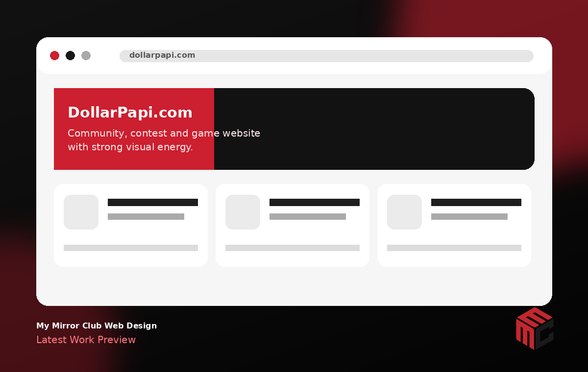 DollarPapi.com homepage screenshot